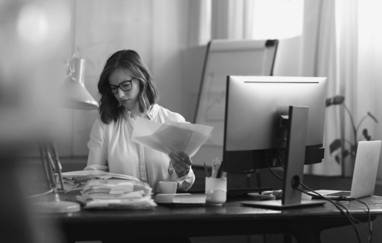 Creative composition showing design element relationships